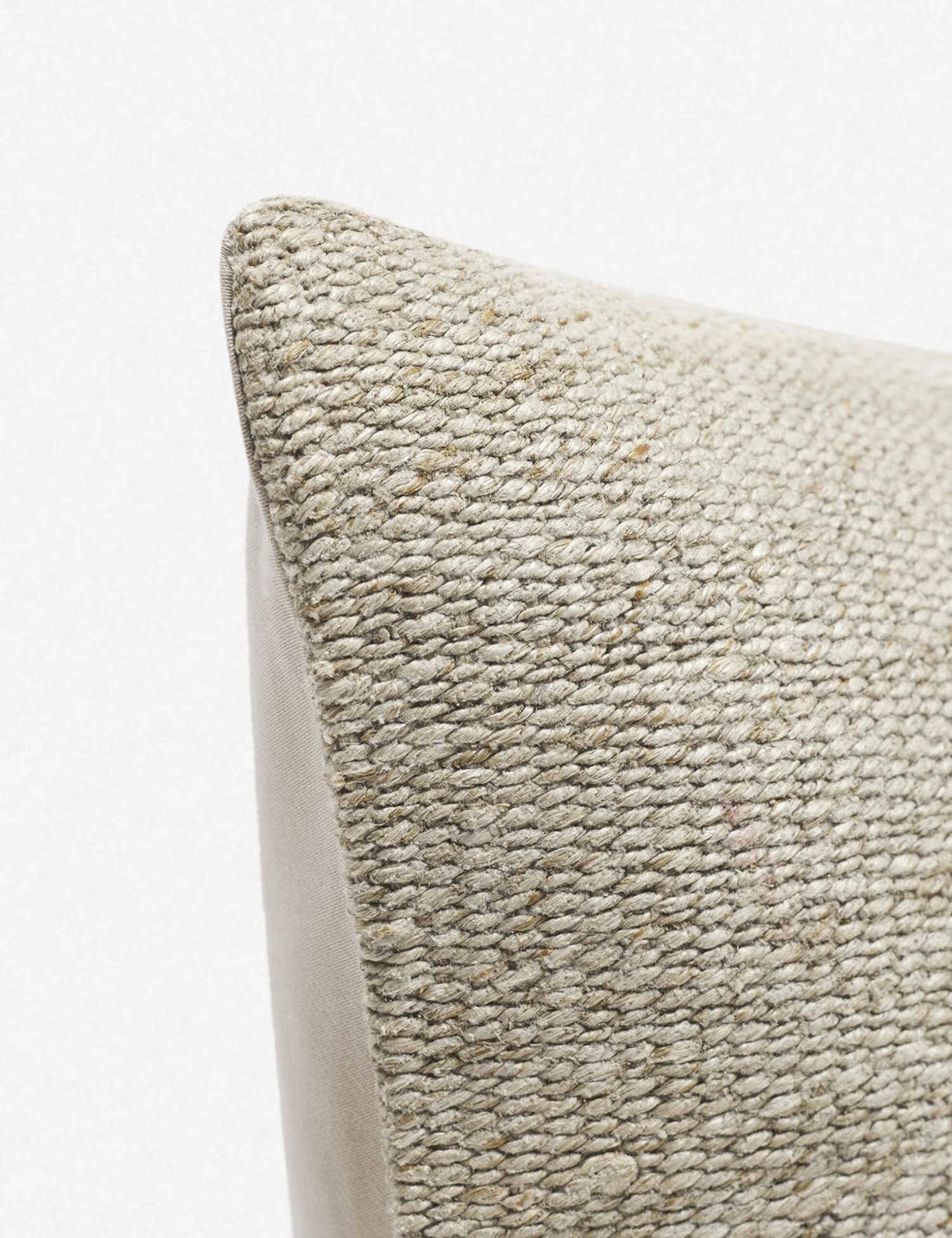 Ajnur Vintage Hemp Lumbar Pillow - Image 3