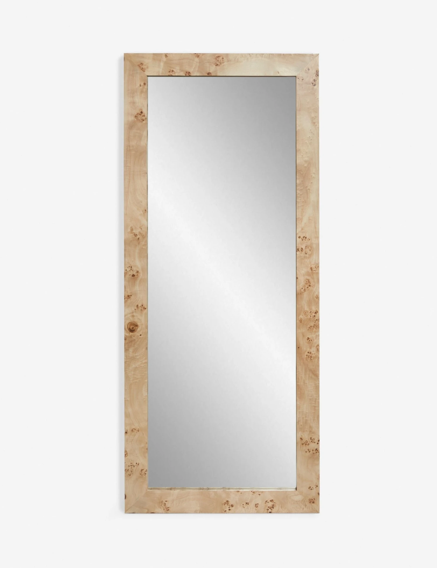Bree Burl Wood Floor Mirror