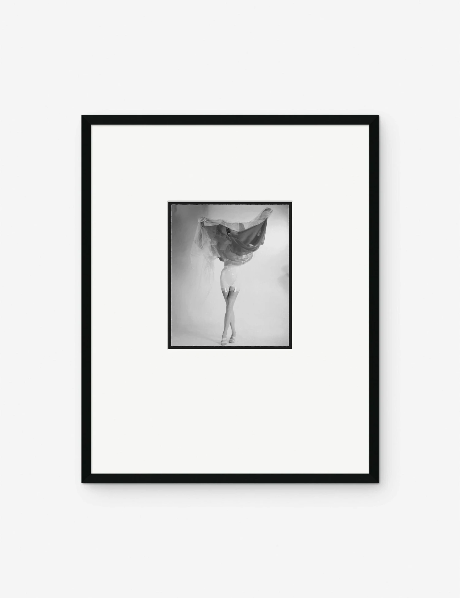 Woman With Chiffon Photography Print By Erwin Blumenfeld