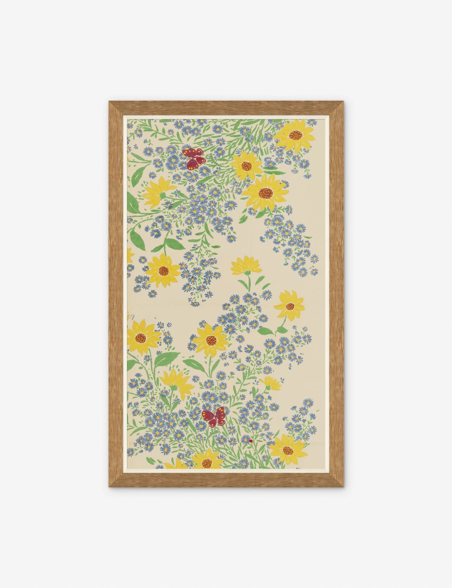 Fleurs Vertes Jaunes Print By Paule Marrot - Image 2