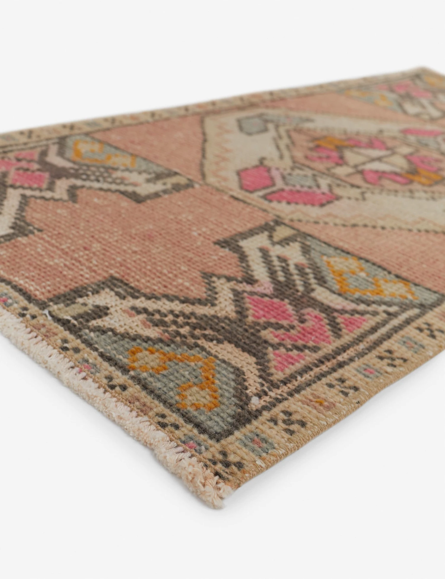 Vintage Turkish Mini Rug No. 101, 1'5" X 3'11" - Image 2