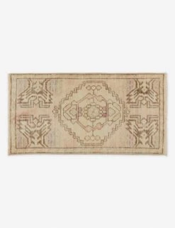 Vintage Turkish Mini Rug No. 179, 1'5" X 3'"