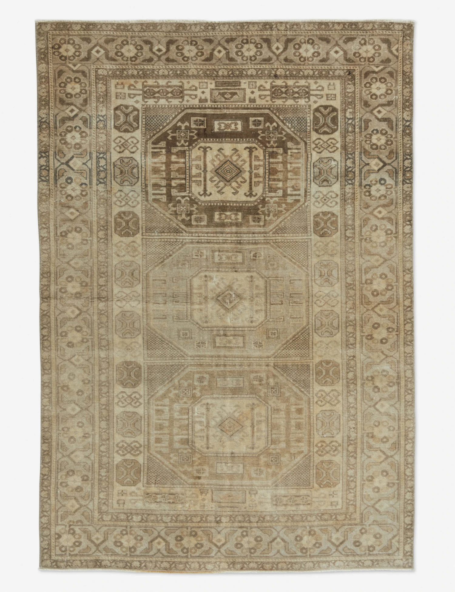 Vintage Turkish Rug No. 203, 3'8" X 5'6"