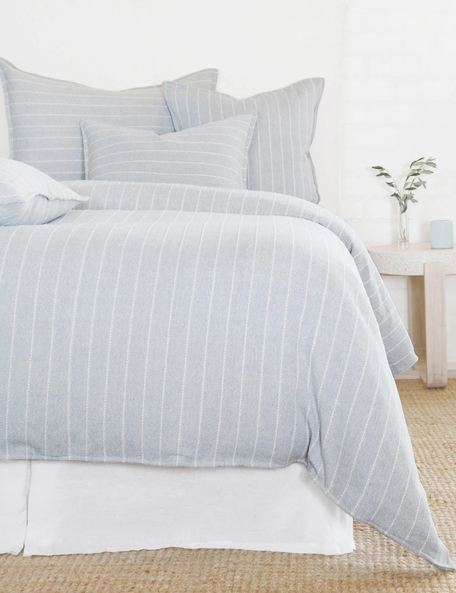 Henley Cotton Duvet By Pom Pom At Home - Image 2