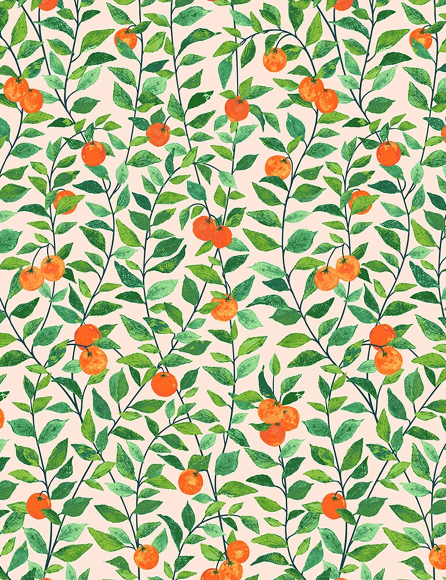 Orange Crush Peel + Stick Wallpaper - Image 5